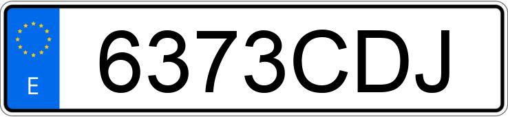 Numer rejestracyjny 6373CDJ posiada FORD FOCUS