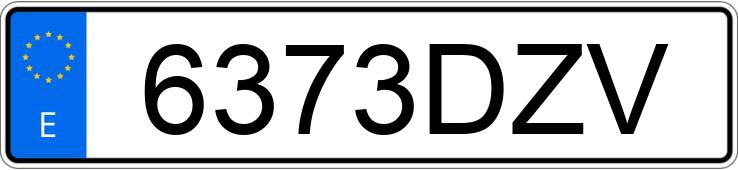 Numer rejestracyjny 6373DZV posiada FORD FOCUS C-MAX