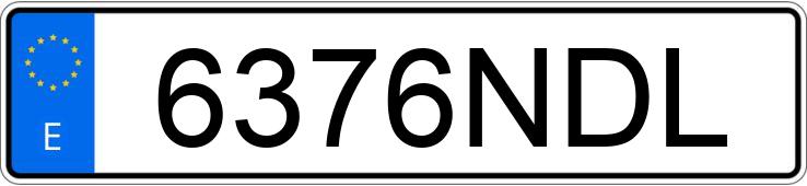 Numer rejestracyjny 6376NDL posiada MERCEDES GLC (254)