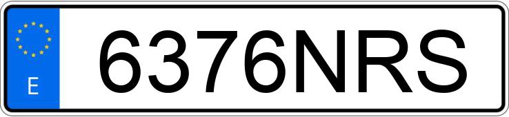 Numer rejestracyjny 6376NRS posiada KIA SPORTAGE