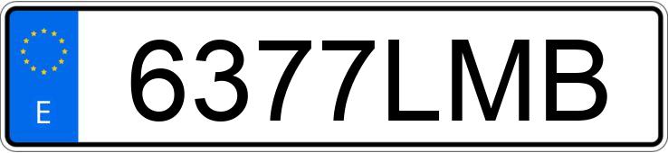 Numer rejestracyjny 6377LMB posiada MERCEDES GLC (253)