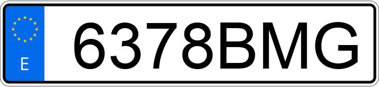 Numer rejestracyjny 6378BMG posiada AUDI A6