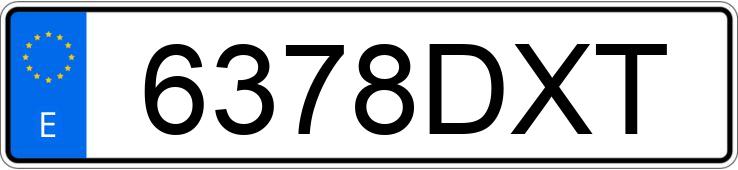 Numer rejestracyjny 6378DXT posiada RENAULT MEGANE Numer rejestracyjny 6378DXT posiada RENAULT MEGANE