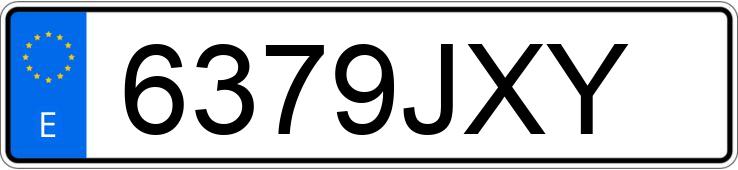 Numer rejestracyjny 6379JXY posiada NISSAN JUKE Numer rejestracyjny 6379JXY posiada NISSAN JUKE