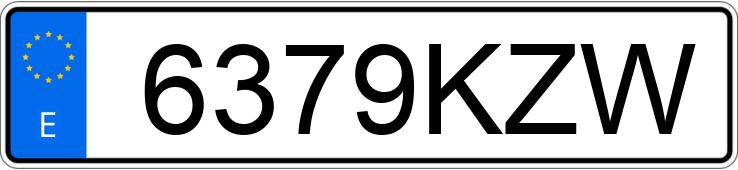 Numer rejestracyjny 6379KZW posiada MERCEDES CLA (118)