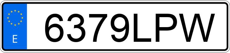 Numer rejestracyjny 6379LPW posiada SEAT LEON