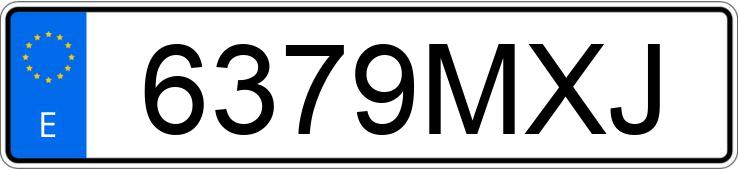 Numer rejestracyjny 6379MXJ posiada FORD CUSTOM TOURNEO Numer rejestracyjny 6379MXJ posiada FORD CUSTOM TOURNEO