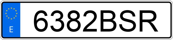 Numer rejestracyjny 6382BSR posiada DAEWOO LANOS Numer rejestracyjny 6382BSR posiada DAEWOO LANOS