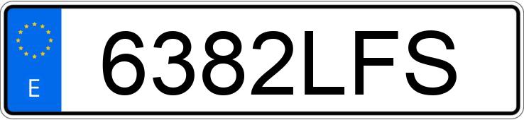 Numer rejestracyjny 6382LFS posiada RENAULT CLIO