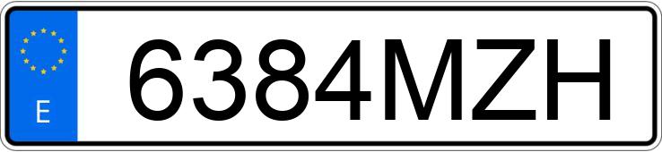 Numer rejestracyjny 6384MZH posiada MINI COUNTRYMAN