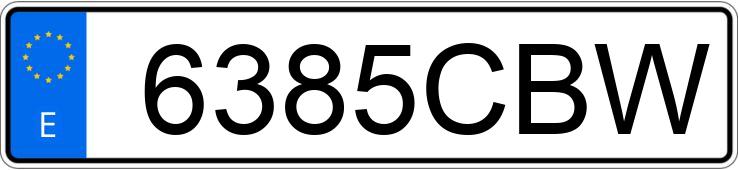 Numer rejestracyjny 6385CBW posiada BMW SERIE 3 Numer rejestracyjny 6385CBW posiada BMW SERIE 3