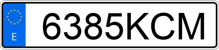 Numer rejestracyjny 6385KCM posiada TOYOTA YARIS Numer rejestracyjny 6385KCM posiada TOYOTA YARIS