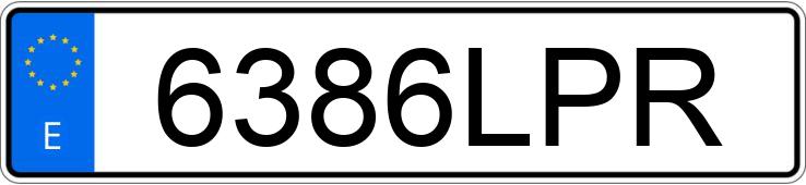 Numer rejestracyjny 6386LPR posiada PEUGEOT 208 Numer rejestracyjny 6386LPR posiada PEUGEOT 208