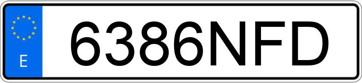 Numer rejestracyjny 6386NFD posiada DACIA SANDERO Numer rejestracyjny 6386NFD posiada DACIA SANDERO