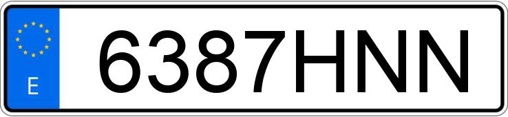 Numer rejestracyjny 6387HNN posiada BMW SERIE 3 Numer rejestracyjny 6387HNN posiada BMW SERIE 3