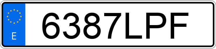 Numer rejestracyjny 6387LPF posiada PEUGEOT 2008