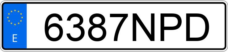 Numer rejestracyjny 6387NPD posiada AUDI A5 Numer rejestracyjny 6387NPD posiada AUDI A5