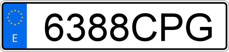 Numer rejestracyjny 6388CPG posiada MERCEDES ACTROS