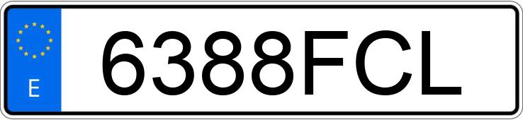 Numer rejestracyjny 6388FCL posiada ALFA ROMEO 159