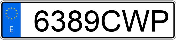 Numer rejestracyjny 6389CWP posiada RENAULT G Numer rejestracyjny 6389CWP posiada RENAULT G