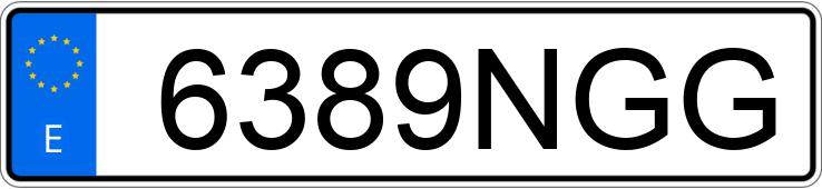 Numer rejestracyjny 6389NGG posiada CITROEN C4 X