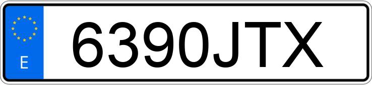 Numer rejestracyjny 6390JTX posiada NISSAN NOTE