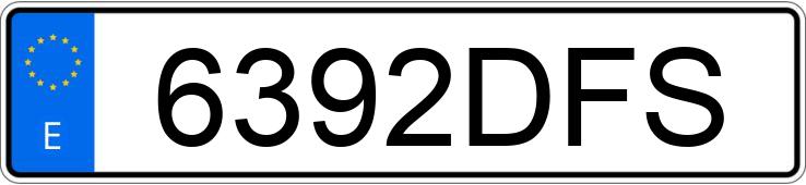 Numer rejestracyjny 6392DFS posiada AUDI A6 3.0 TDI QUATTRO TIPTRONIC