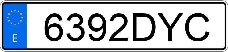 Numer rejestracyjny 6392DYC posiada TOYOTA YARIS Numer rejestracyjny 6392DYC posiada TOYOTA YARIS