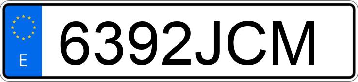 Numer rejestracyjny 6392JCM posiada CHEVROLET-GM CAMARO Numer rejestracyjny 6392JCM posiada CHEVROLET-GM CAMARO