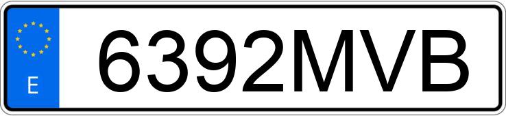Numer rejestracyjny 6392MVB posiada VOLKSWAGEN ID.BUZZ