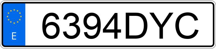 Numer rejestracyjny 6394DYC posiada FORD KA Numer rejestracyjny 6394DYC posiada FORD KA