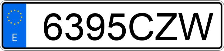 Numer rejestracyjny 6395CZW posiada MERCEDES 190 (201) Numer rejestracyjny 6395CZW posiada MERCEDES 190 (201)