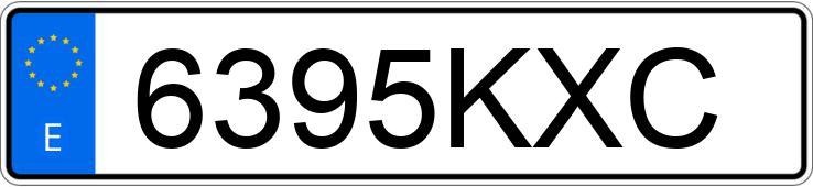 Numer rejestracyjny 6395KXC posiada ASTON MARTIN V8 VANTAGE