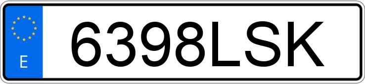 Numer rejestracyjny 6398LSK posiada BMW SERIE 1 Numer rejestracyjny 6398LSK posiada BMW SERIE 1