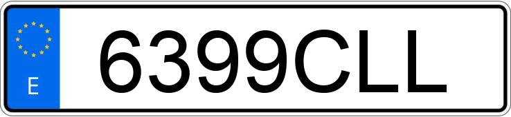 Numer rejestracyjny 6399CLL posiada RENAULT MEGANE