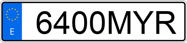 Numer rejestracyjny 6400MYR posiada MERCEDES GLA (247)