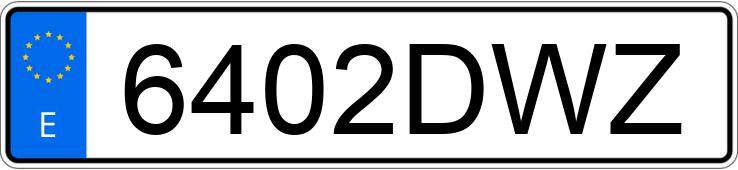 Numer rejestracyjny 6402DWZ posiada ALFA ROMEO 159 Numer rejestracyjny 6402DWZ posiada ALFA ROMEO 159