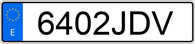 Numer rejestracyjny 6402JDV posiada OPEL ASTRA