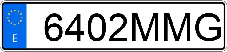 Numer rejestracyjny 6402MMG posiada BMW I4