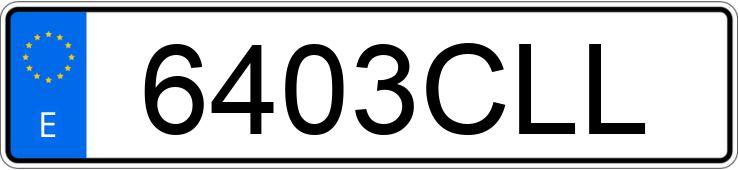 Numer rejestracyjny 6403CLL posiada OPEL ASTRA