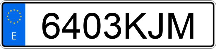 Numer rejestracyjny 6403KJM posiada JEEP COMPASS