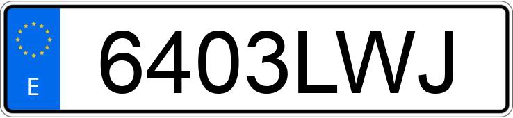 Numer rejestracyjny 6403LWJ posiada SEAT ATECA Numer rejestracyjny 6403LWJ posiada SEAT ATECA