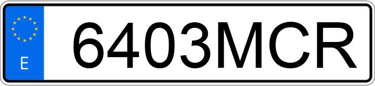 Numer rejestracyjny 6403MCR posiada SKODA SCALA Numer rejestracyjny 6403MCR posiada SKODA SCALA