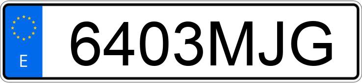 Numer rejestracyjny 6403MJG posiada MINI MINI