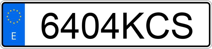 Numer rejestracyjny 6404KCS posiada LAND ROVER RANGE ROVER VELAR