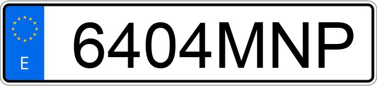 Numer rejestracyjny 6404MNP posiada VOLKSWAGEN MULTIVAN