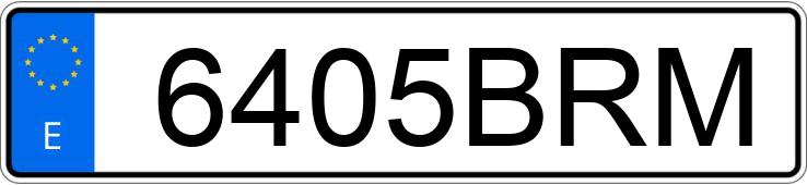 Numer rejestracyjny 6405BRM posiada OPEL OMEGA 2.5 DTI ELEGANCE