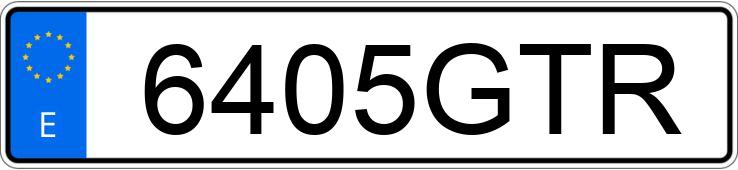 Numer rejestracyjny 6405GTR posiada BMW SERIE 1 Numer rejestracyjny 6405GTR posiada BMW SERIE 1