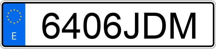 Numer rejestracyjny 6406JDM posiada MERCEDES AROCS