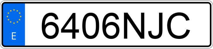 Numer rejestracyjny 6406NJC posiada BAJAJ DOMINAR